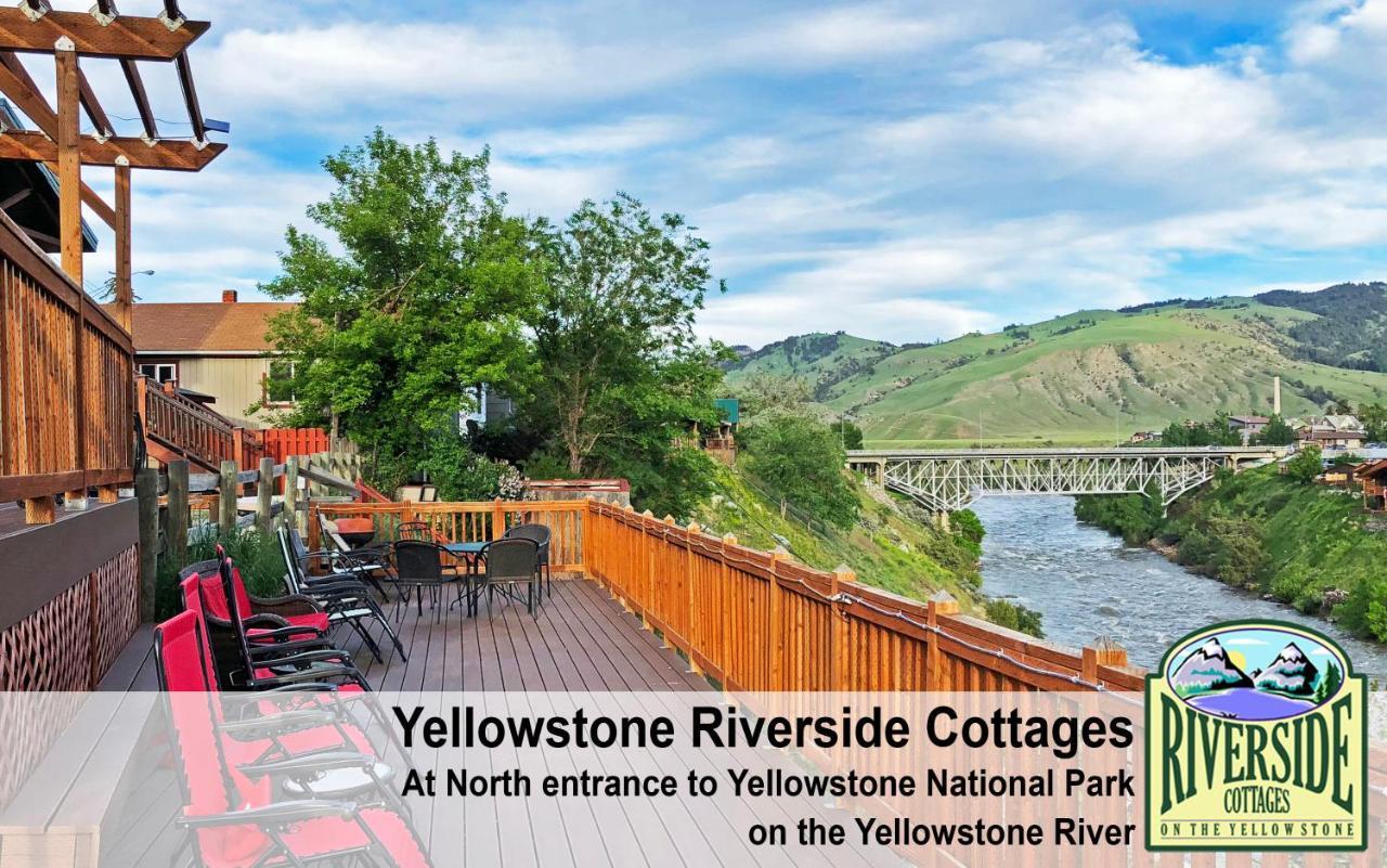 Yellowstone Riverside Cottages Гардинер Экстерьер фото